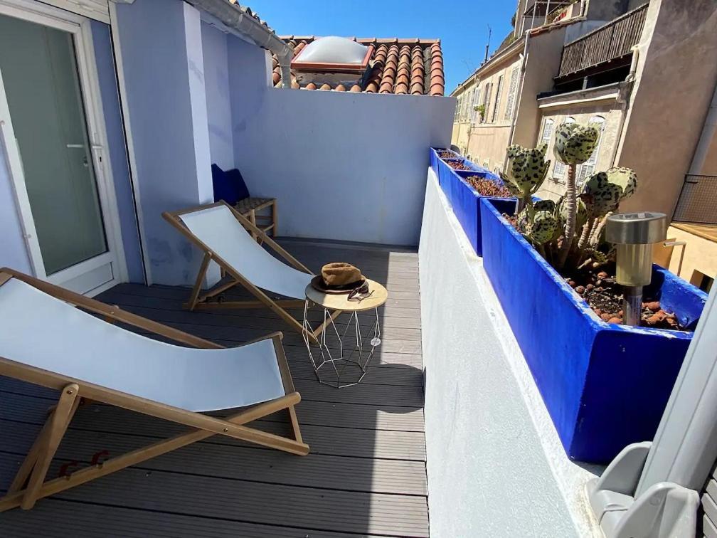 Cosy Triplex 120m2 Terrasse Au Panier Vue Major Vieux Port 7 Couchages Option Parking Appartement Marseille